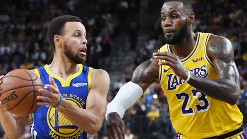 Stephen Curry y LeBron James
