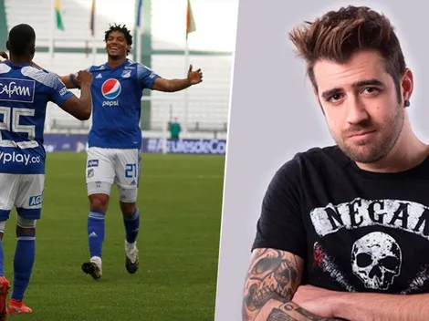 Un hincha más: Auronplay le dio su bendición a Millos para el año 2021