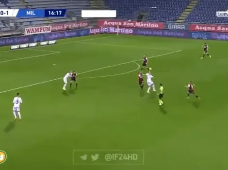 Video: Zlatan tiró magia con un terrible pase aeróbico