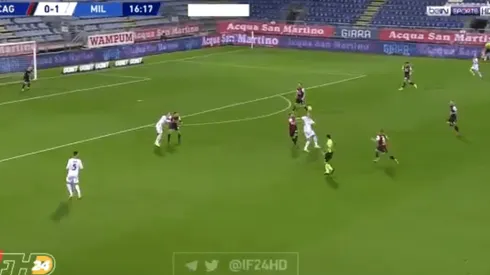 Video: Zlatan tiró magia con un terrible pase aeróbico