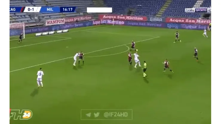 Video: Zlatan tiró magia con un terrible pase aeróbico