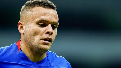 Jonathan Rodríguez recibió el regaño de Álvaro Dávila