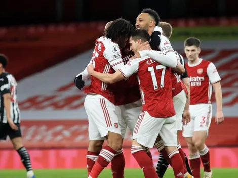 Arsenal goleó al Newcastle y sigue subiendo en la Premier