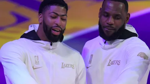 Anthony Davis y LeBron James (Foto: Getty)