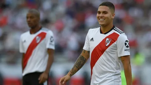 Dos minutos y medio de felicidad: así River le deseó feliz cumpleaños a Quintero