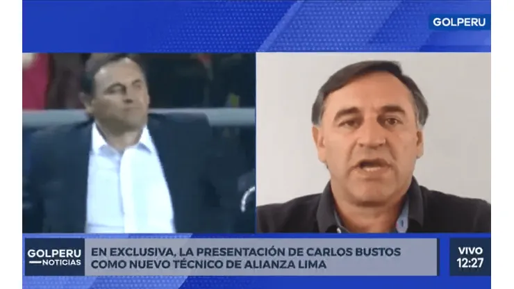 Carlos Bustos fue presentado este lunes en Alianza Lima.