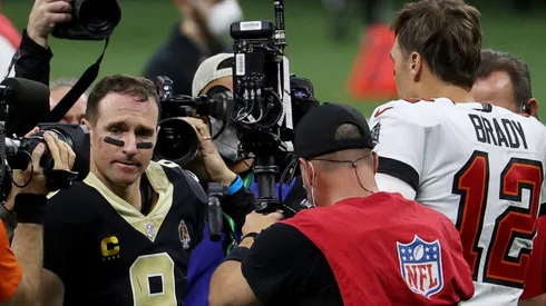 Drew Brees y Tom Brady (Foto: Getty)