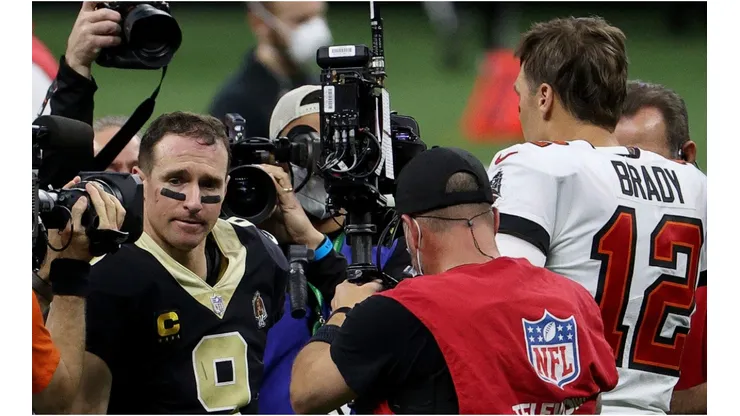 Drew Brees y Tom Brady (Foto: Getty)