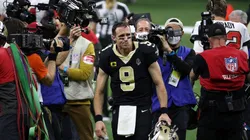 Drew Brees tras saludo con Tom Brady