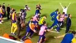 Video: el llamativo festejo de Russo después del penal de Buffarini