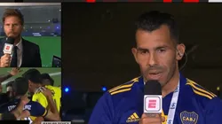 Vignolo le preguntó por su retiro y Tevez fue concreto: "No voy a cometer el mismo error dos veces"