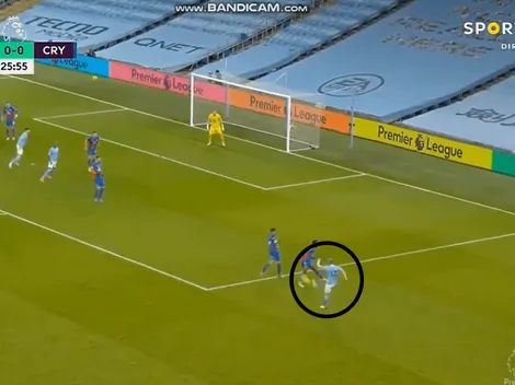 Video: De Bruyne metió una asistencia irreal para el gol de Stones