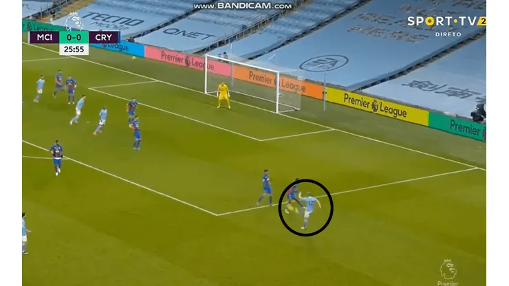 La asistencia magnífica de Kevin De Bruyne.