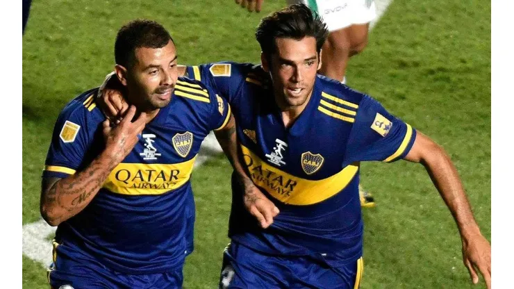 Edwin Cardona festejando su golazo espectacular.