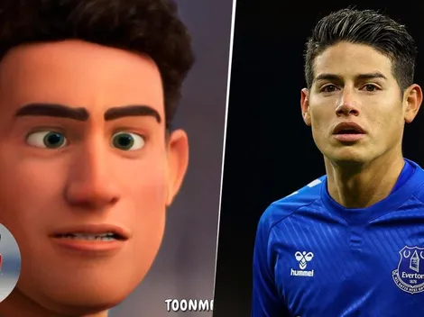 ¿Se parece? Así se vería James si estuviera en una película animada