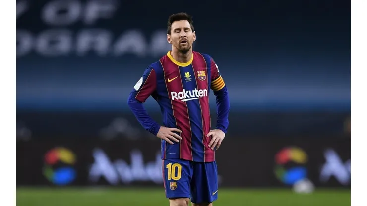 Video: la expulsión de Messi con Barcelona en la final de la Supercopa de España