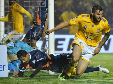 "Les metí 4 goles en el Volcán": Gignac trolleó a Puebla