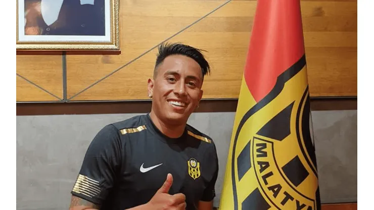 Christian Cueva llegó a mediados del 2020 al Yeni Malatyaspor.
