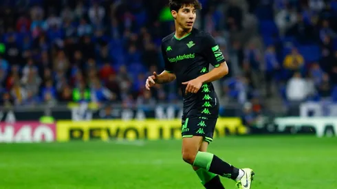 Diego Lainez, una de las figuras en el partido de Betis vs. Sporting Gijón.