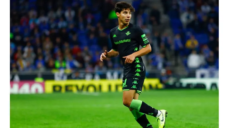 Diego Lainez, una de las figuras en el partido de Betis vs. Sporting Gijón.