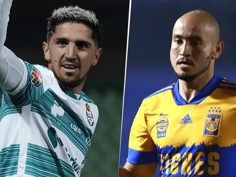 Santos Laguna 2-0 Tigres UANL EN VIVO por la Liga MX | Guard1anes 2021