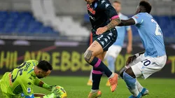 David Ospina también se lució en la goleada del Napoli a la Fiorentina.