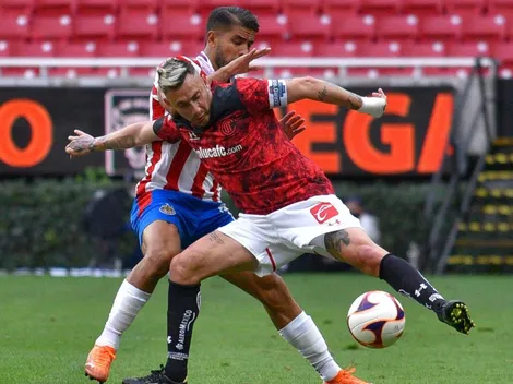 En un intenso partido, Chivas y Toluca no se sacaron diferencias