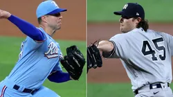 Corey Kluber y Gerrit Cole