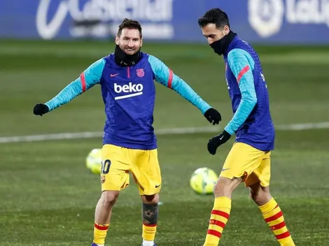 Video: golazo de Messi en el entrenamiento de Barcelona