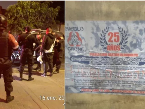 Policías detuvieron a cuatro barristas de Alianza Lima en Pueblo Libre
