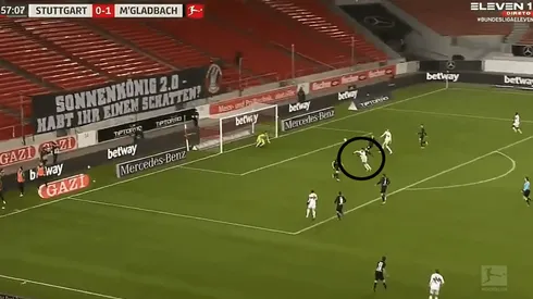 El golazo del futbolista argentino de Stuttgart.