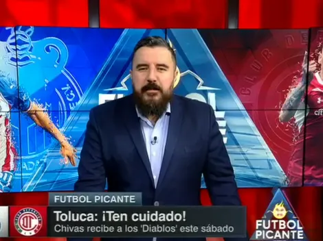 Álvaro Morales advirtió a Toluca por el arbitraje frente a Chivas