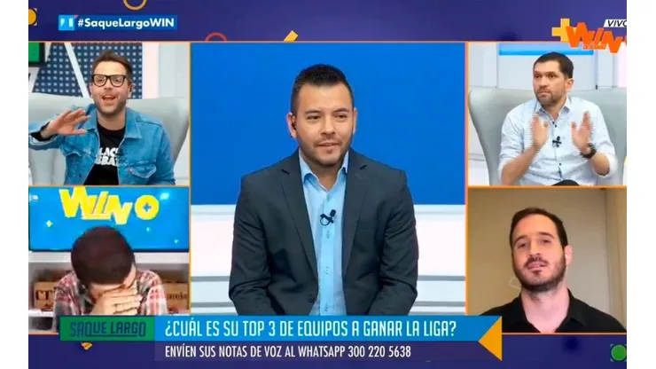 'Saque Largo', programa de debate en la seña de Win Sports.