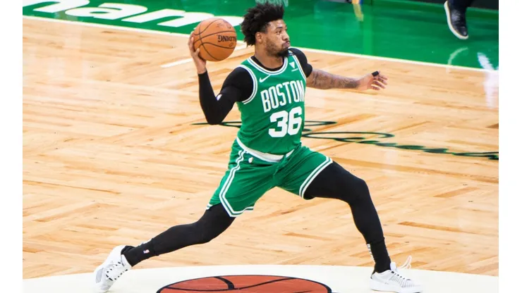 Boston Celtics vs. New York Knicks juegan por una fecha más de la NBA este domingo (Getty Images)