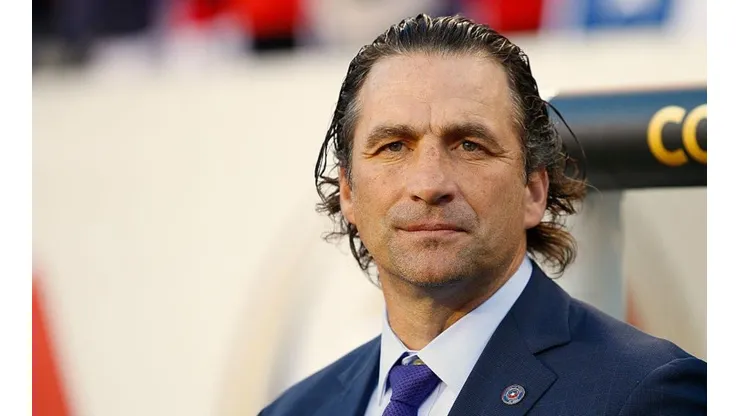 Juan Antonio Pizzi durante su paso por Chile.