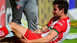 Grave lesión de Unai Bilbao en Necaxa vs Atlético de San Luis.