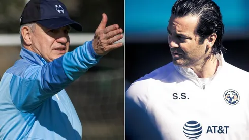 Javier Aguirre y Santiago Solari