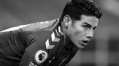 James Rodríguez, jugador del Everton de Inglaterra.