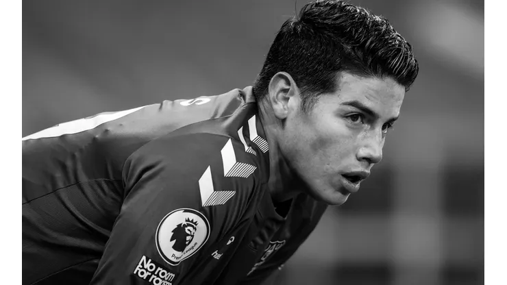 James Rodríguez, jugador del Everton de Inglaterra.