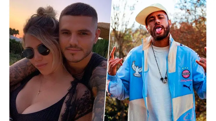 Wanda Nara subió foto con Neymar e Icardi y explotó en Twitter: "Va a suceder otra vez..."