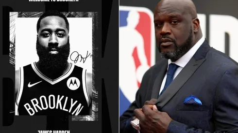 James Harden y Shaquille O'Neal