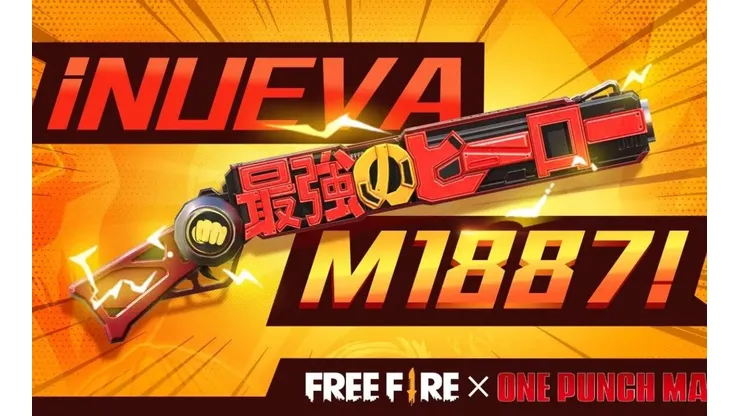 Free Fire presenta su arma de One Punch Man