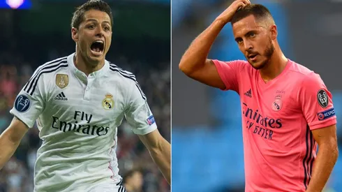 Chicharito Hernández y Eden Hazard