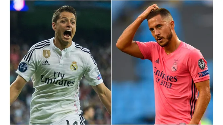 Chicharito Hernández y Eden Hazard