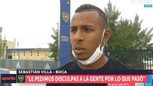 Villa habló sobre su video en una fiesta: "No era el momento para subirlo"