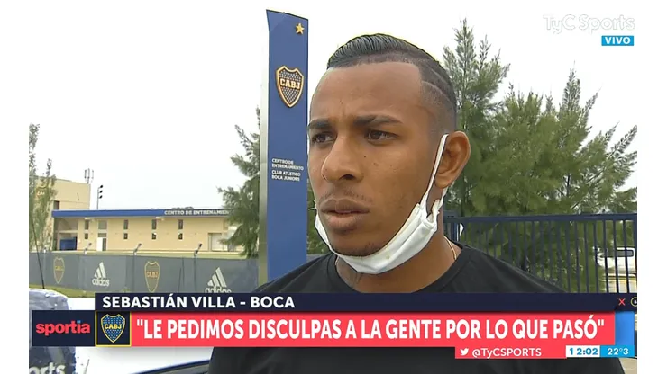 Villa habló sobre su video en una fiesta: "No era el momento para subirlo"