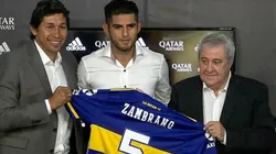 Carlos Zambrano ya estuvo en Argentina defendiendo la camiseta de Boca.