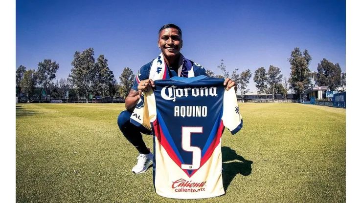 Pedro Aquino ingresó en el primer partido de América de la temporada.