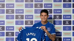 Oficial: Everton confirmó la cifra que pagó para fichar a James Rodríguez