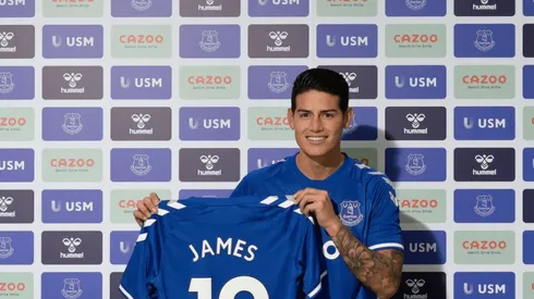 Oficial: Everton confirmó la cifra que pagó para fichar a James Rodríguez